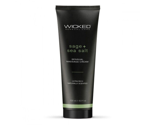 Заказать Массажный легкий крем WICKED Sage plus Sea Salt - 120 мл. Заказать Массажный легкий крем WICKED Sage plus Sea Salt - 120 мл.