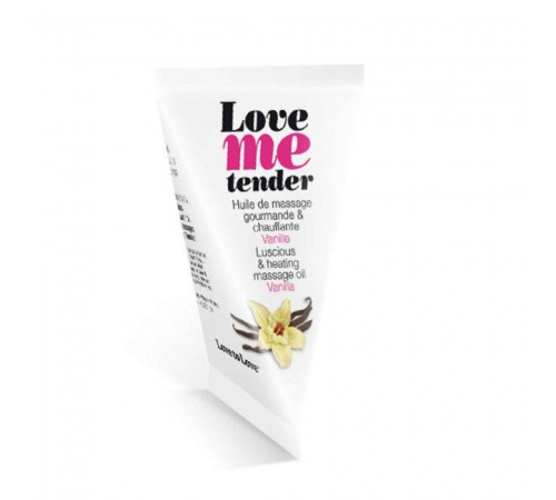 Съедобное согревающее массажное масло Love Me Tender Vanilla с ароматом ванили - 10 мл. Съедобное согревающее массажное масло Love Me Tender Vanilla с ароматом ванили - 10 мл.