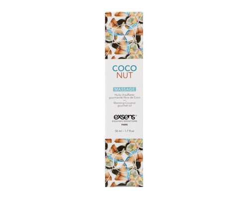 Заказать Разогревающее массажное масло с ароматом кокоса Gourmet Coconut - 50 мл.