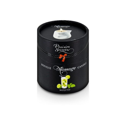 Массажная свеча с ароматом мохито Bougie de Massage Mojito - 80 мл.