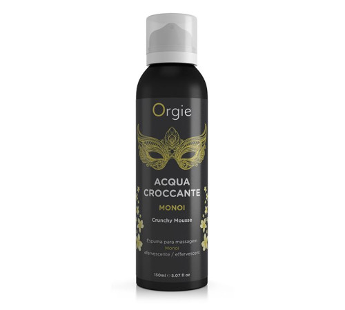 Хрустящая пенка для массажа Orgie Acqua Croccante Monoi с ароматом моной - 150 мл. Хрустящая пенка для массажа Orgie Acqua Croccante Monoi с ароматом моной - 150 мл.
