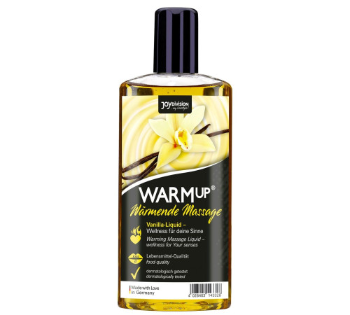 Массажное масло с ароматом ванили WARMup vanilla - 150 мл. Массажное масло с ароматом ванили WARMup vanilla - 150 мл.
