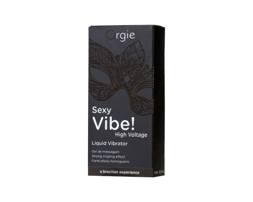 Заказать Гель для массажа ORGIE Sexy Vibe High Voltage с эффектом вибрации - 15 мл. Заказать Гель для массажа ORGIE Sexy Vibe High Voltage с эффектом вибрации - 15 мл.