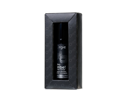 Заказать Гель для массажа ORGIE Sexy Vibe High Voltage с эффектом вибрации - 15 мл. Заказать Гель для массажа ORGIE Sexy Vibe High Voltage с эффектом вибрации - 15 мл.