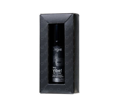 Гель для массажа ORGIE Sexy Vibe High Voltage с эффектом вибрации - 15 мл.