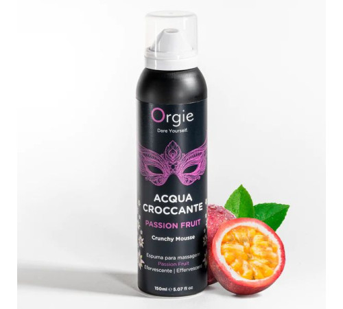 Хрустящая пенка для массажа Acqua Croccante Passion Fruit - 150 мл.