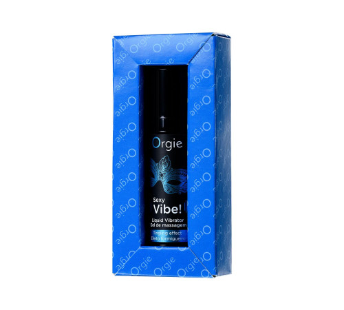Гель для массажа ORGIE Sexy Vibe Liquid Vibrator с эффектом вибрации - 15 мл.