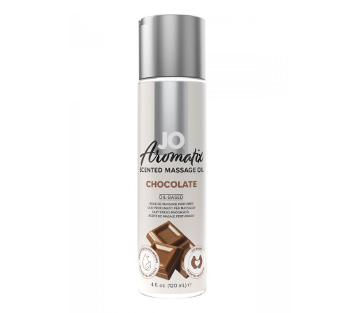 Массажное масло JO Aromatix Massage Oil Chocolate с ароматом шоколада - 120 мл.
