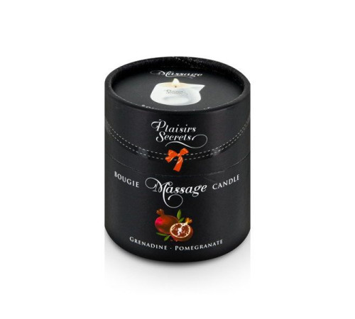 Массажная свеча с ароматом граната Bougie de Massage Gourmande Grenadine - 80 мл.
