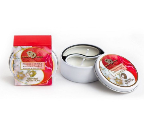 Массажная свеча  Клубника в сливках