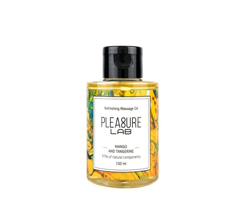 Массажное масло Pleasure Lab Refreshing с ароматом манго и мандарина - 100 мл.