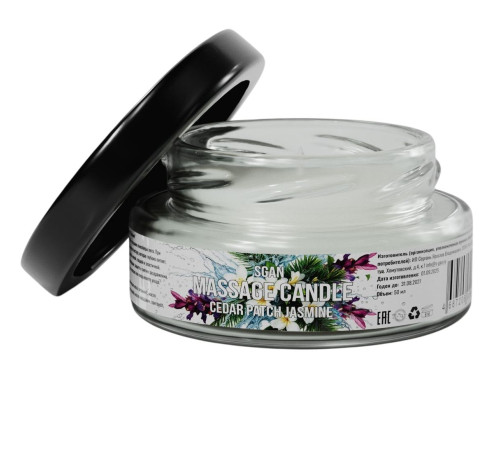 Массажная свеча «Кедр - Пачули - Жасмин» - 50 мл.