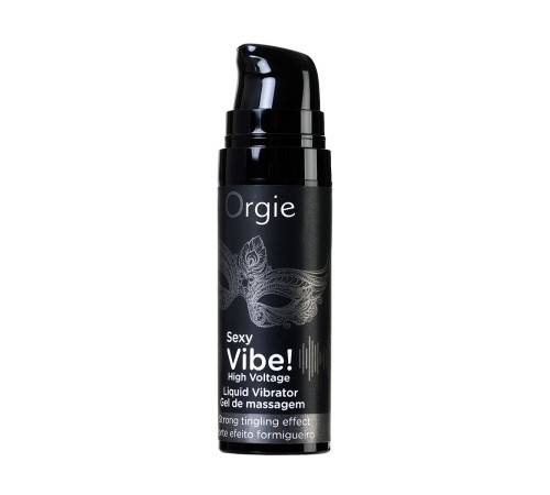 Гель для массажа ORGIE Sexy Vibe High Voltage с эффектом вибрации - 15 мл.