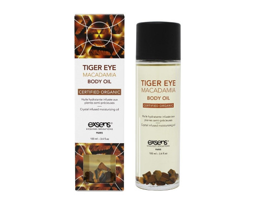 Заказать Органическое массажное масло TIGER EYE MACADAMIA - 100 мл.