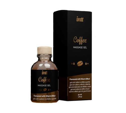 Массажный гель с согревающим эффектом Coffee - 30 мл.