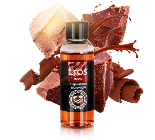 Масло массажное Eros Tasty с ароматом шоколада - 50 мл.