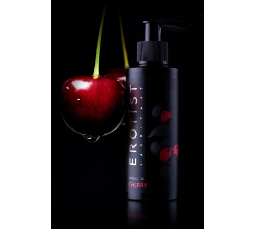 Массажное масло Erotist Cherry с ароматом вишни - 150 мл.