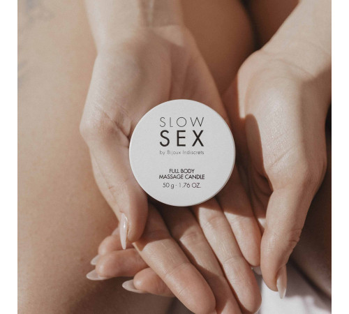 Массажная свеча для всего тела Slow Sex - 50 гр.