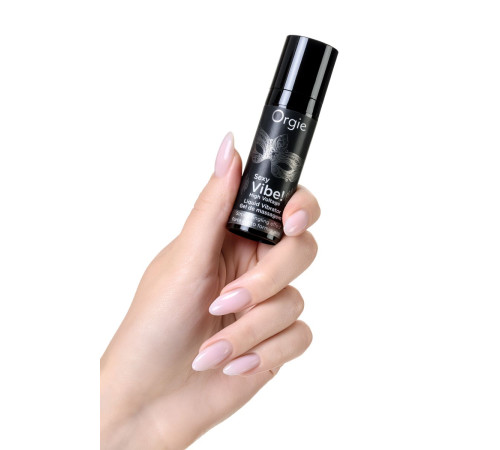 Гель для массажа ORGIE Sexy Vibe High Voltage с эффектом вибрации - 15 мл.