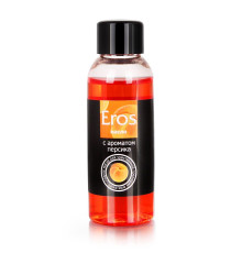 Массажное масло Eros exotic с ароматом персика - 50 мл.