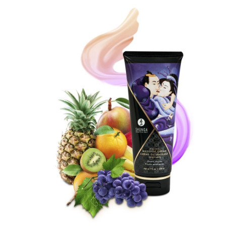 Массажный крем для тела с ароматом экзотических фруктов Exotic fruits - 200 мл.