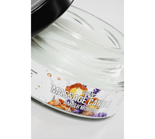 Массажная свеча «Янтарный мусс» - 50 мл.