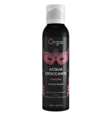 Хрустящая пенка для массажа Orgie Acqua Croccante Sakura с ароматом сакуры - 150 мл.