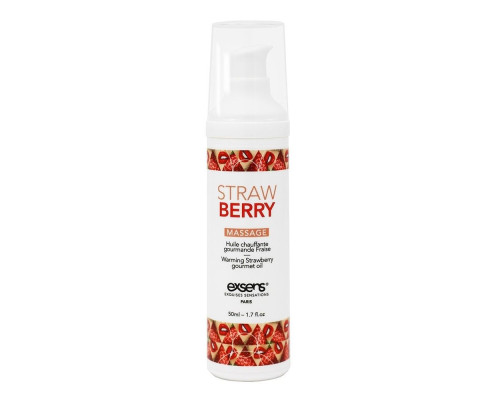 Заказать Разогревающее массажное масло с ароматом клубники Gourmet Strawberry - 50 мл. Заказать Разогревающее массажное масло с ароматом клубники Gourmet Strawberry - 50 мл.