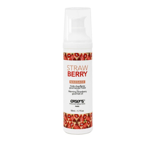Разогревающее массажное масло с ароматом клубники Gourmet Strawberry - 50 мл. Разогревающее массажное масло с ароматом клубники Gourmet Strawberry - 50 мл.