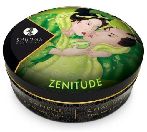Массажная свеча Exotic Green Tea с ароматом зелёного чая - 30 мл. Массажная свеча Exotic Green Tea с ароматом зелёного чая - 30 мл.