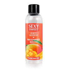 Массажное масло Sexy Sweet Juicy Mango с феромонами и ароматом манго - 75 мл.