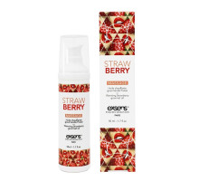 Разогревающее массажное масло  с ароматом клубники Gourmet Strawberry - 50 мл.