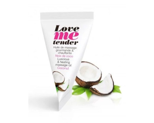 Заказать Съедобное согревающее массажное масло Love Me Tender Cocos с ароматом кокоса - 10 мл. Заказать Съедобное согревающее массажное масло Love Me Tender Cocos с ароматом кокоса - 10 мл.