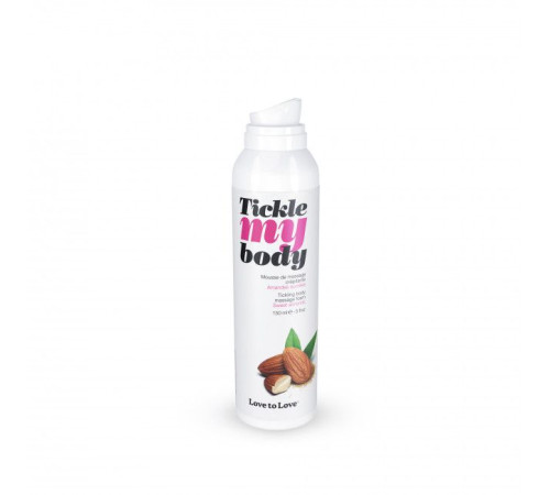Массажная хрустящая пенка Tickle My Body Sweet Almonds с ароматом миндаля - 150 мл.