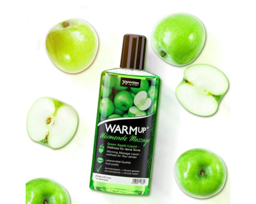 Заказать Массажное масло WARMup Green Apple с ароматом яблока - 150 мл. Заказать Массажное масло WARMup Green Apple с ароматом яблока - 150 мл.