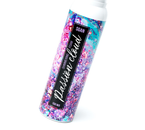 Шиммер для массажа с хрустящей пенкой Passion Cloud - 150 мл.