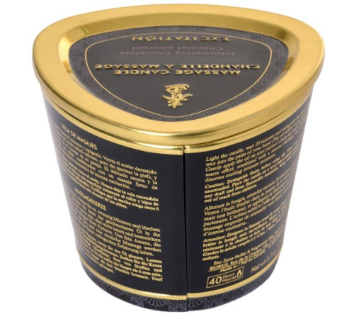 Массажная свеча Intoxicatin Chocolate с ароматом шоколада - 170 мл.