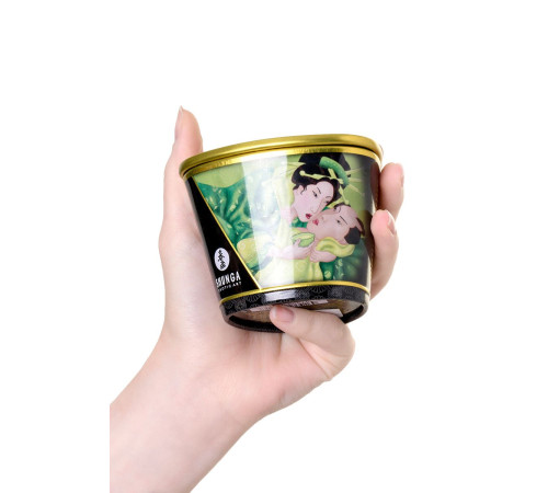 Массажная свеча Exotic Green Tea с ароматом зелёного чая - 170 мл. Массажная свеча Exotic Green Tea с ароматом зелёного чая - 170 мл.
