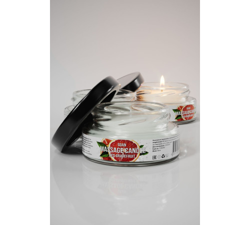 Массажная свеча «Красный грейпфрут» - 50 мл.