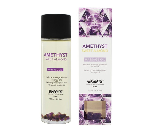 Органическое массажное масло AMETHYST SWEET ALMOND - 100 мл.