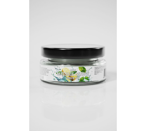 Массажная свеча «Зелёный чай» - 50 мл.