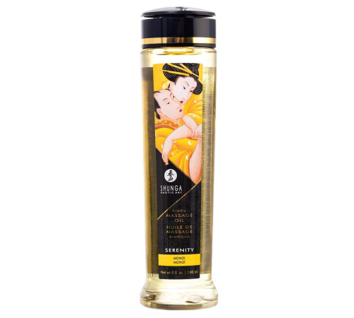 Массажное масло с ароматом моной Serenity - 240 мл.