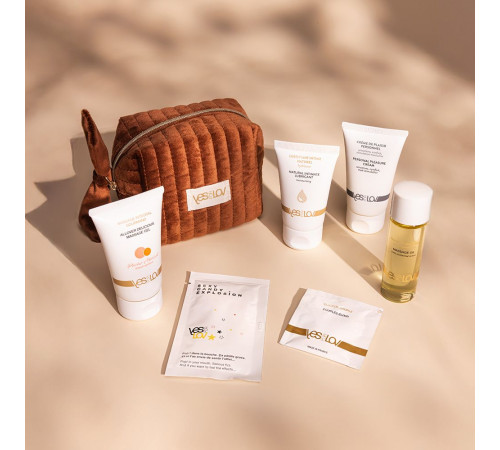 Набор YESforLOV La Trousse Enchantée в коричневой косметичке