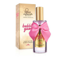 Разогревающее массажное масло Light My Fire Bubble Gum с ароматом бабл-гам - 100 мл.