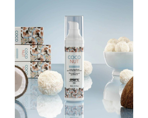 Заказать Разогревающее массажное масло с ароматом кокоса Gourmet Coconut - 50 мл.