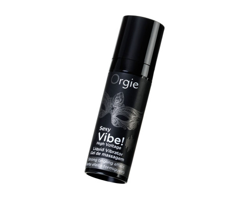 Заказать Гель для массажа ORGIE Sexy Vibe High Voltage с эффектом вибрации - 15 мл. Заказать Гель для массажа ORGIE Sexy Vibe High Voltage с эффектом вибрации - 15 мл.