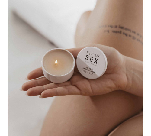 Массажная свеча для всего тела Slow Sex - 50 гр.