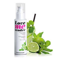 Съедобное согревающее массажное масло Love Me Tender Mojito с ароматом мохито - 100 мл.
