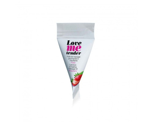 Заказать Съедобное согревающее массажное масло Love Me Tender Strawberry с ароматом клубники - 10 мл. Заказать Съедобное согревающее массажное масло Love Me Tender Strawberry с ароматом клубники - 10 мл.