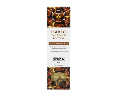 Заказать Органическое массажное масло TIGER EYE MACADAMIA - 100 мл.